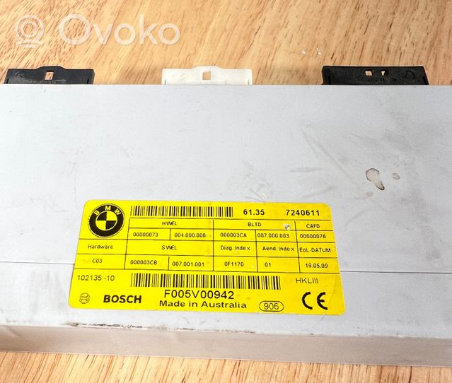 BMW 7 F01 F02 F03 F04 Sterownik / Moduł elektrycznej klapy tylnej / bagażnika 7240611