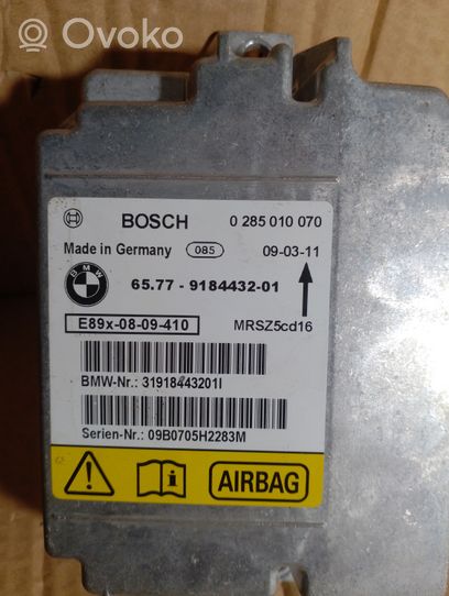 BMW 1 E81 E87 Module de contrôle airbag 918443201