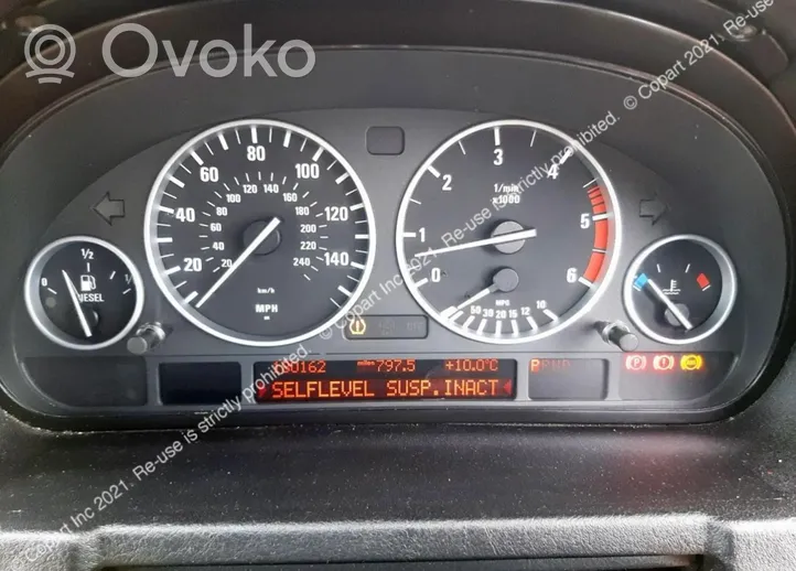 BMW X5 E53 Compteur de vitesse tableau de bord 6979580