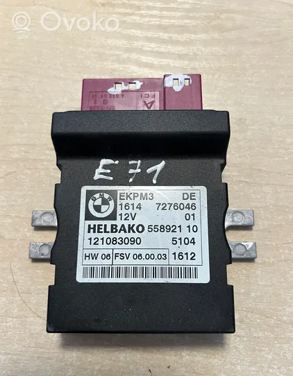 BMW X6 E71 Degalų (kuro) siurblio valdymo blokas 7276046