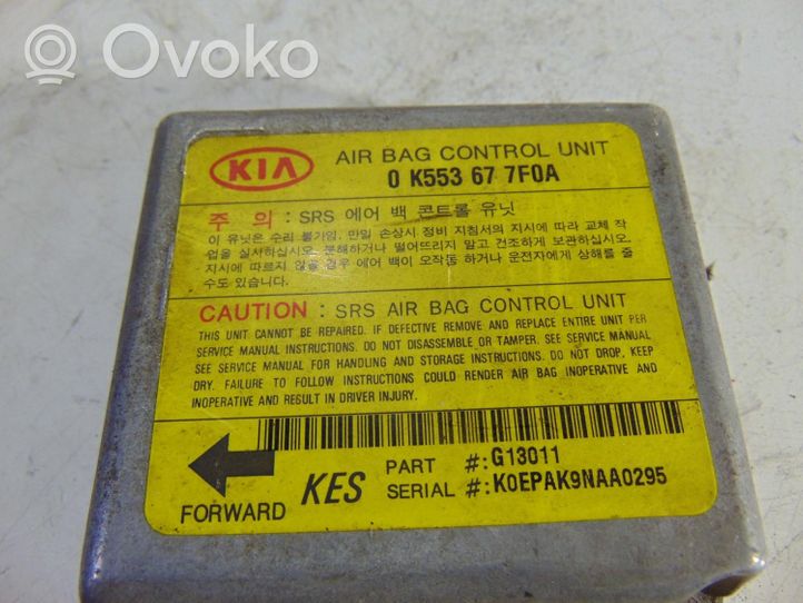 KIA Optima Oro pagalvių valdymo blokas 0K553677F0A