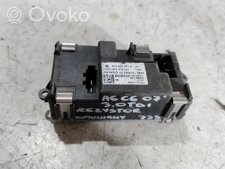 Audi A6 S6 C7 4G Motorino ventola riscaldamento/resistenza ventola 4F0820521A