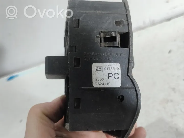 Opel Corsa C Przełącznik świateł 9116613