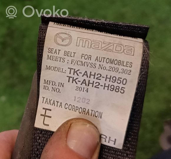 Mazda 6 Ceinture de sécurité avant TKAH2H985