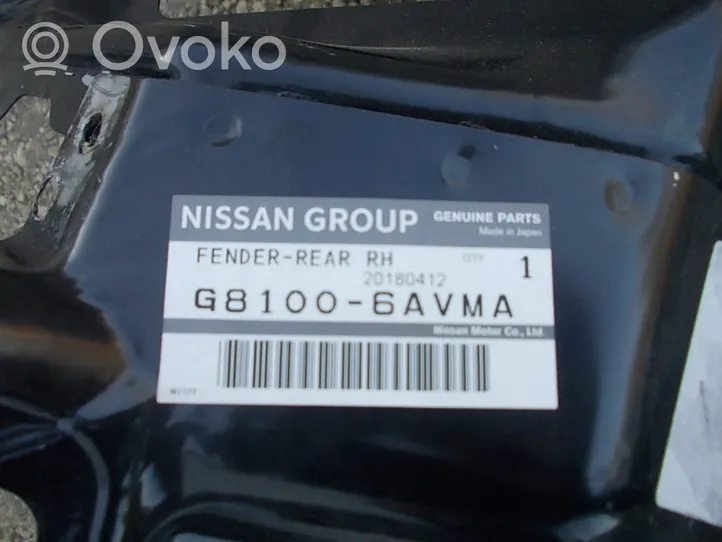 Nissan GT-R Błotnik przedni G8100-6AVMA