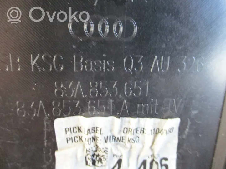 Audi Q3 F3 Grotelės priekinės 83A853651A