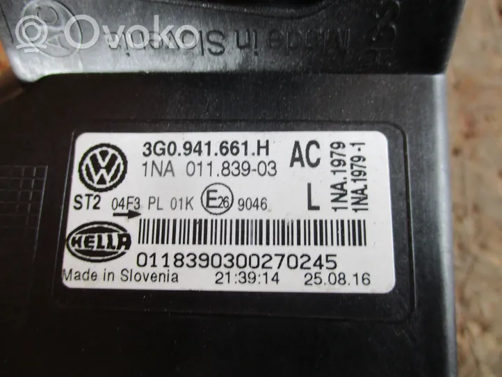 Volkswagen PASSAT B8 Etusumuvalo 3G0941661H