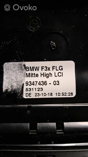 BMW M4 F82 F83 Garniture de panneau console centrale 9347436