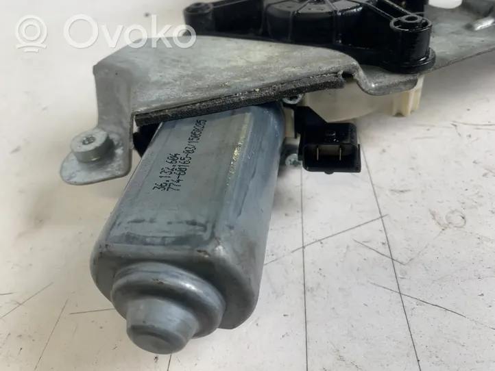 Saab 9-3 Ver2 Manualny podnośnik szyby drzwi przednich 12758263