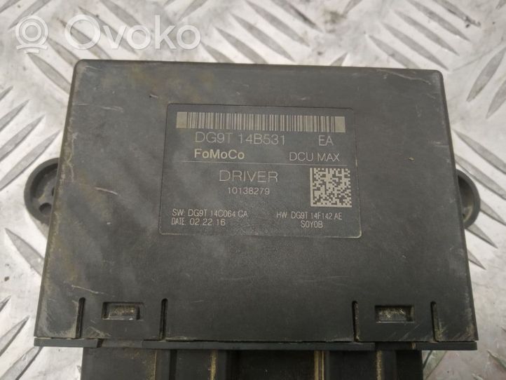 Ford S-MAX Oven ohjainlaite/moduuli DG9T14B531