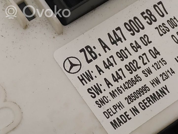 Mercedes-Benz Vito Viano W447 Inne wyposażenie elektryczne A4479005807