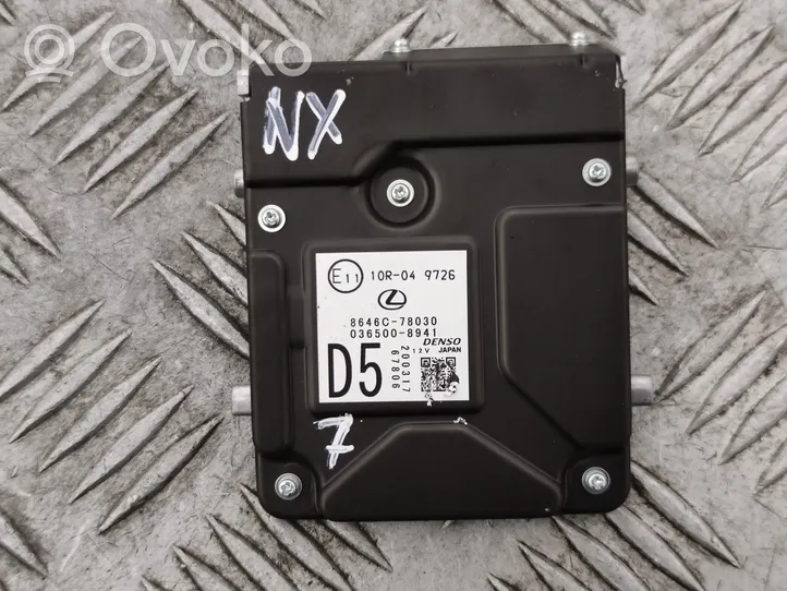 Lexus NX Kamera zderzaka przedniego 8646C78030