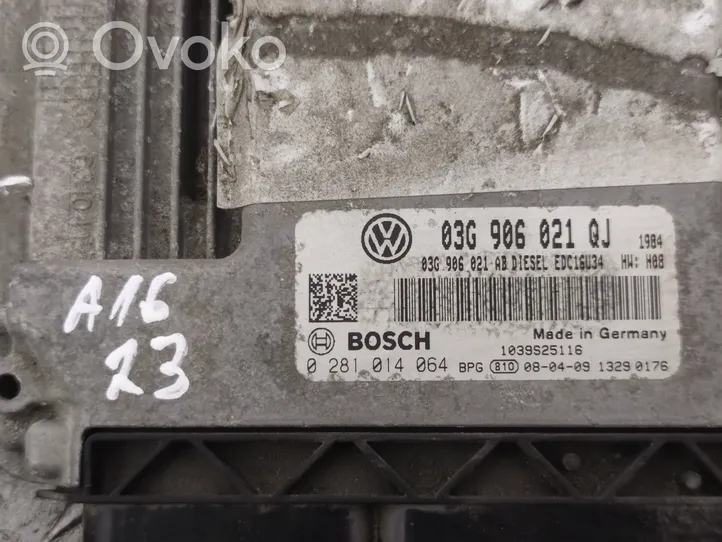 Volkswagen Jetta III Calculateur moteur ECU 03G906021QJ