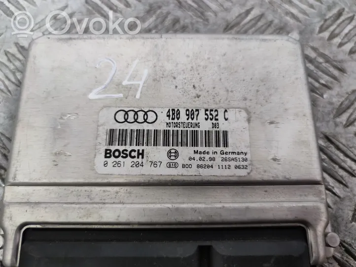 Audi 100 200 5000 C3 Unidad de control/módulo del motor 4B0907552C