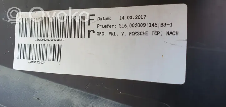 Porsche 911 991 Labbro del paraurti anteriore 