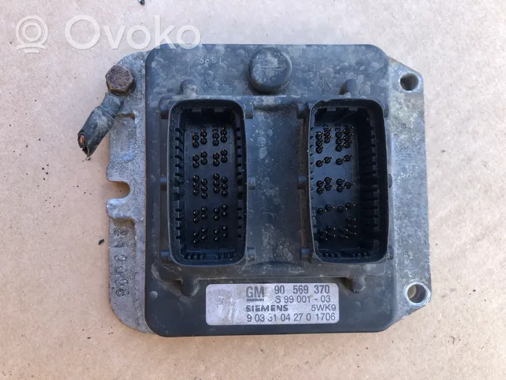 Opel Zafira A Sterownik / Moduł ECU 90569370