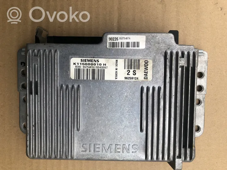 Daewoo Matiz Sterownik / Moduł ECU K115000010F