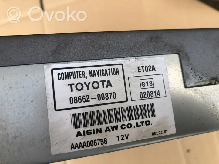 Toyota Avensis T250 Unité principale radio / CD / DVD / GPS 0866200870