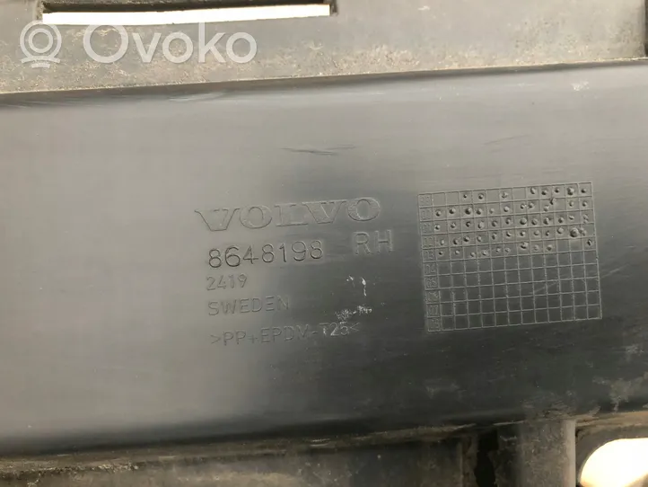 Volvo V70 Staffa di rinforzo montaggio del paraurti posteriore 8648198