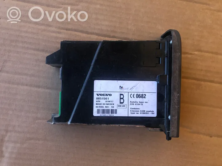 Volvo S60 Telefono valdymo blokas 8651561