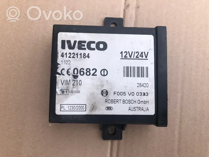 Iveco Daily 3rd gen Unité de commande dispositif d'immobilisation 41221184