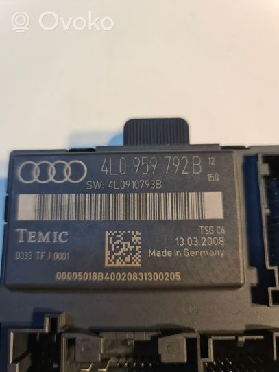 Audi Q7 4L Durų elektronikos valdymo blokas 4L0959792B