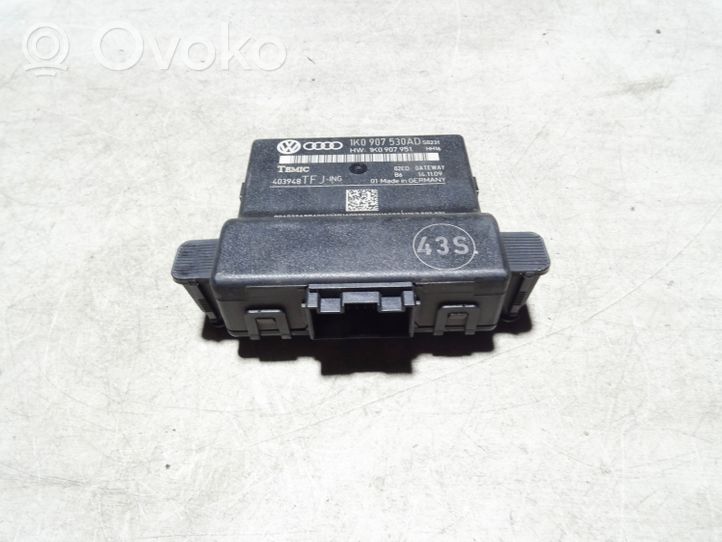 Volkswagen Scirocco Gateway valdymo modulis 1K0907530AD