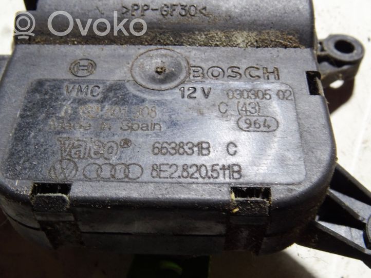 Audi A4 S4 B6 8E 8H Moteur / actionneur de volet de climatisation 8E2820511B