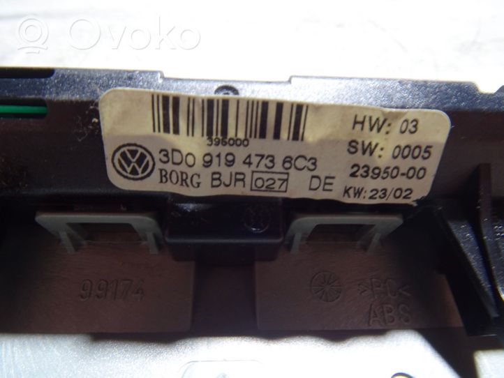 Volkswagen Phaeton Parking PDC sensor display screen 3D0919473