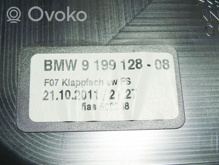 BMW 5 GT F07 Etuosan tavaratilan säilytyslokero 9199128