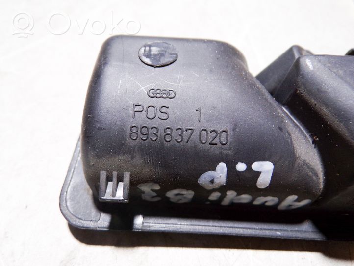 Audi 80 90 B3 Poignée inférieure de porte avant 893837020