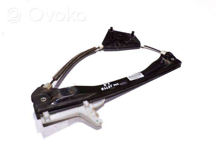 Volkswagen Jetta VI Rear window lifting mechanism without motor 5C6839462D