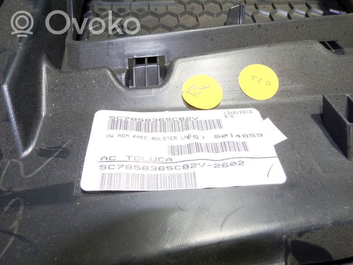 Volkswagen Jetta VI Panelės apdailos skydas (apatinis) 5C7858365