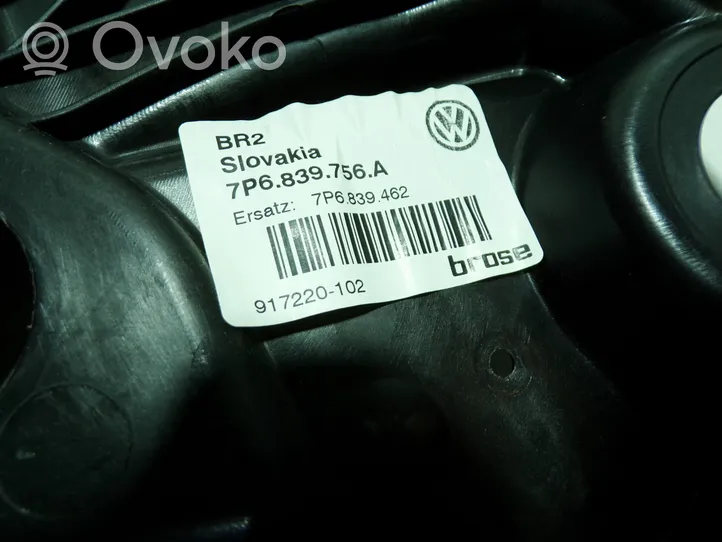 Volkswagen Touareg II Mechanizm podnoszenia szyby tylnej bez silnika 7P6839756A