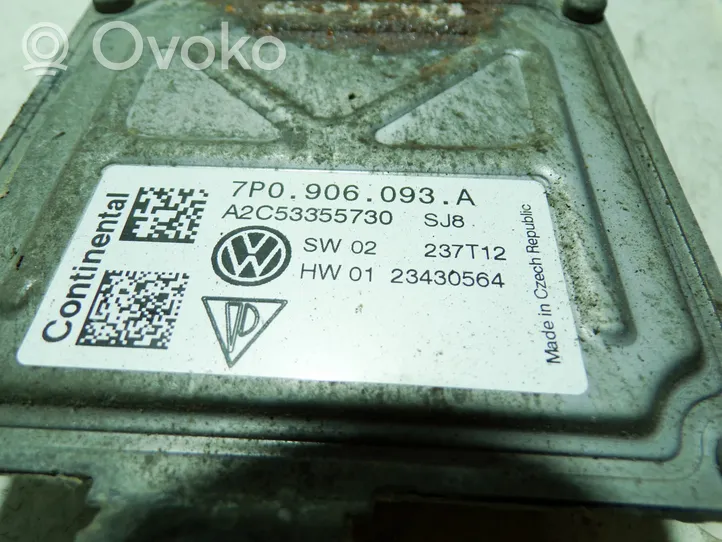Volkswagen Touareg II Polttoaineen ruiskutuspumpun ohjainlaite/moduuli 7P0906093A