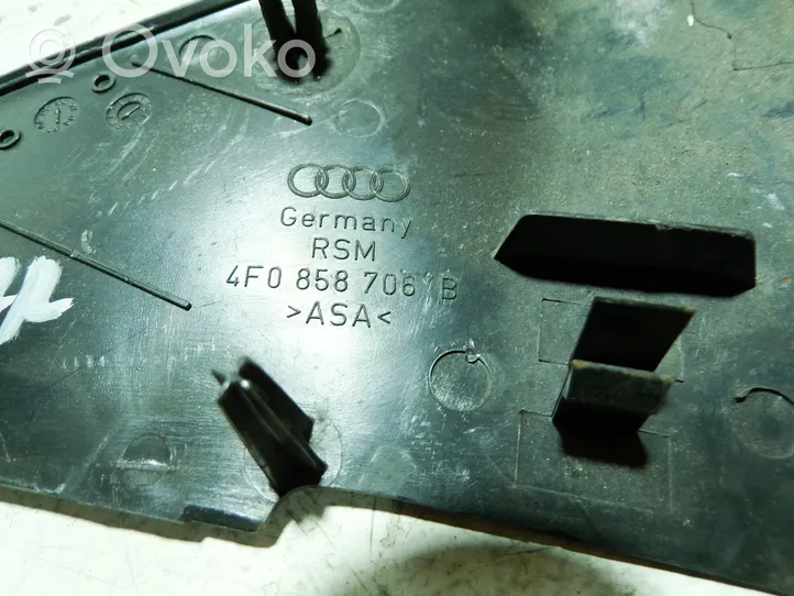 Audi A6 S6 C6 4F Obudowa lusterka zewnętrznego drzwi przednich 4F0858706B