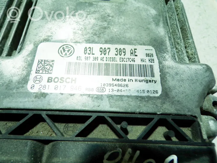 Volkswagen Caddy Motorsteuergerät/-modul 03L907309AE