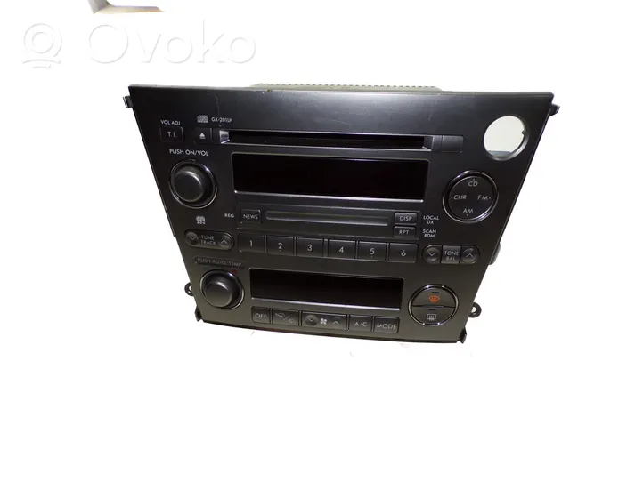 Subaru Legacy Unità principale autoradio/CD/DVD/GPS 86201AG400