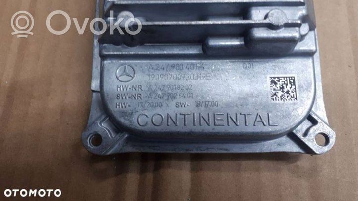 Mercedes-Benz GLE W167 Modulo di zavorra faro Xenon A2479004004