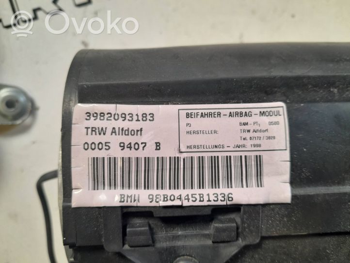 BMW 3 E36 Airbag de passager 3982093183