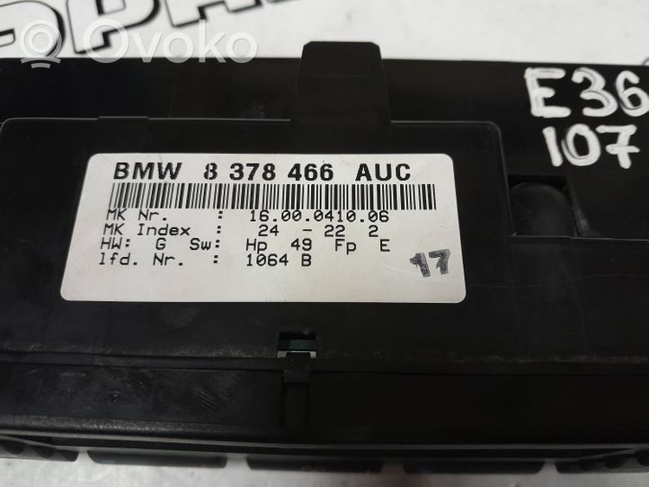 BMW 3 E36 Ilmastoinnin ohjainlaite 8378465