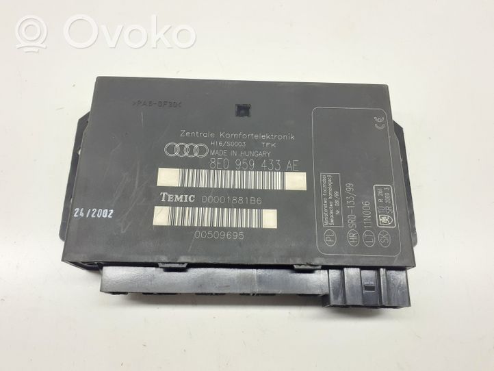 Audi A4 S4 B6 8E 8H Modulo comfort/convenienza 8E0959433AE