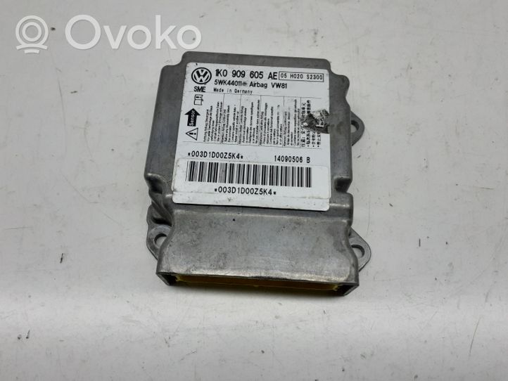 Volkswagen Scirocco Airbag control unit/module 1K0909605AE