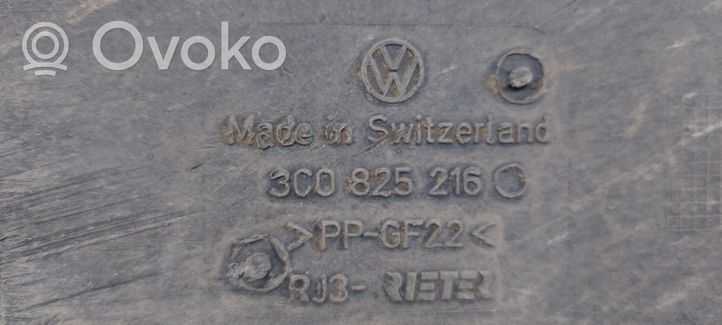 Volkswagen PASSAT B6 Osłona tylna podwozia pod zderzak 3C0825216
