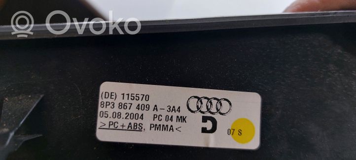 Audi A3 S3 8P Moulure/baguette de porte avant 8P3867409