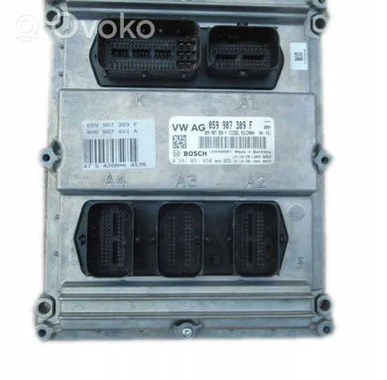 Audi Q7 4M Sterownik / Moduł ECU 059907309F