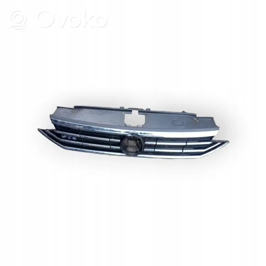 Volkswagen PASSAT B8 Maskownica / Grill / Atrapa górna chłodnicy 3G0853653P