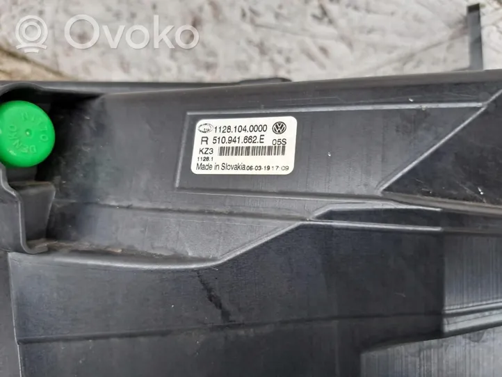 Volkswagen Golf Sportsvan Światło przeciwmgłowe przednie 510941662E