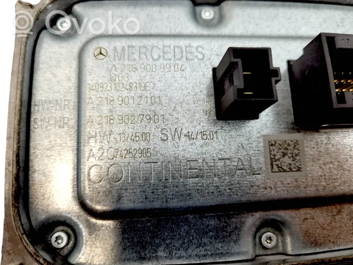 Mercedes-Benz CLS C218 X218 Module de ballast de phare Xenon A2189009904