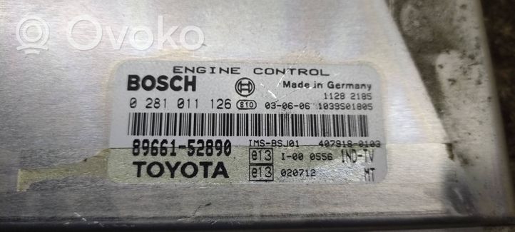 Toyota Yaris Calculateur moteur ECU 8966152890